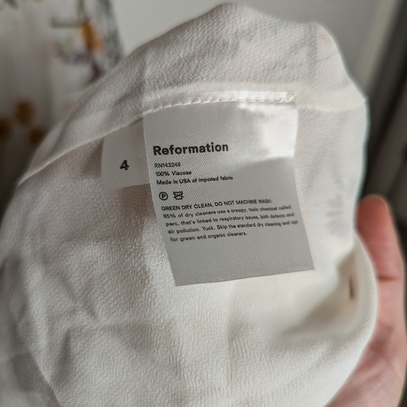 Reformation nectarine midi dress size 4 - Picture 4 of 8